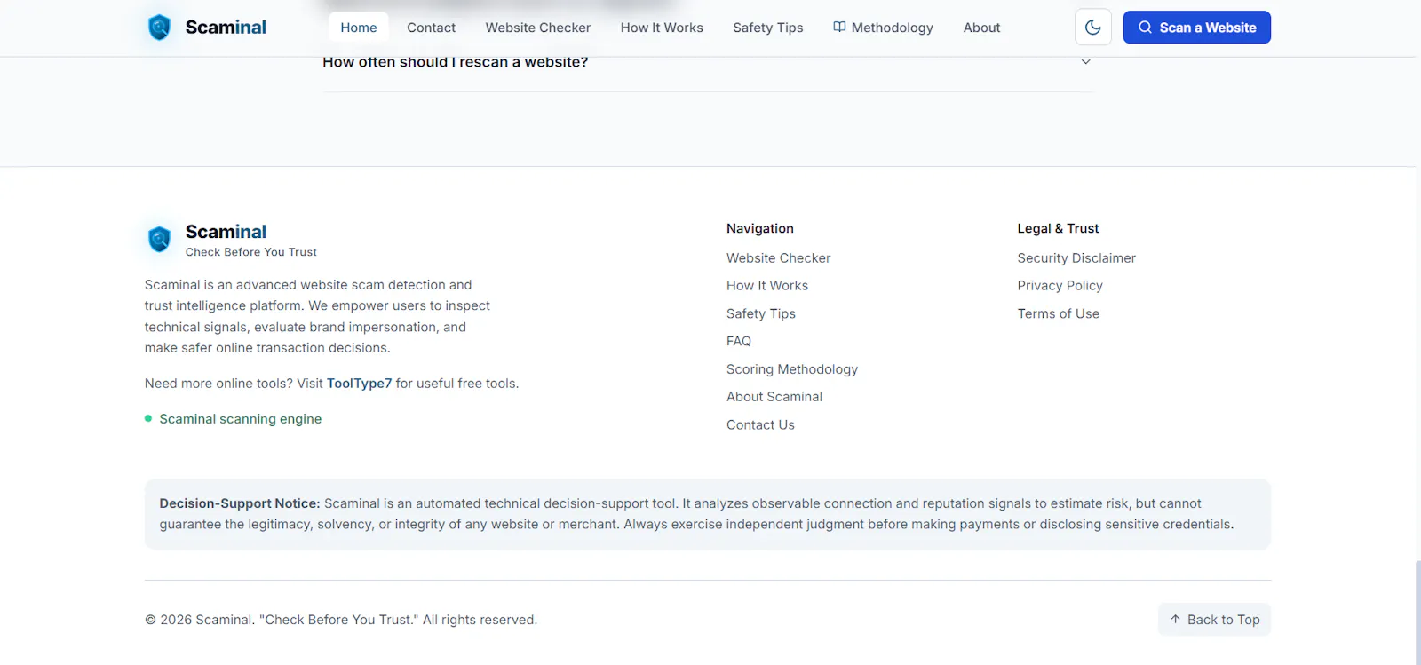 Scaminal screenshot 4