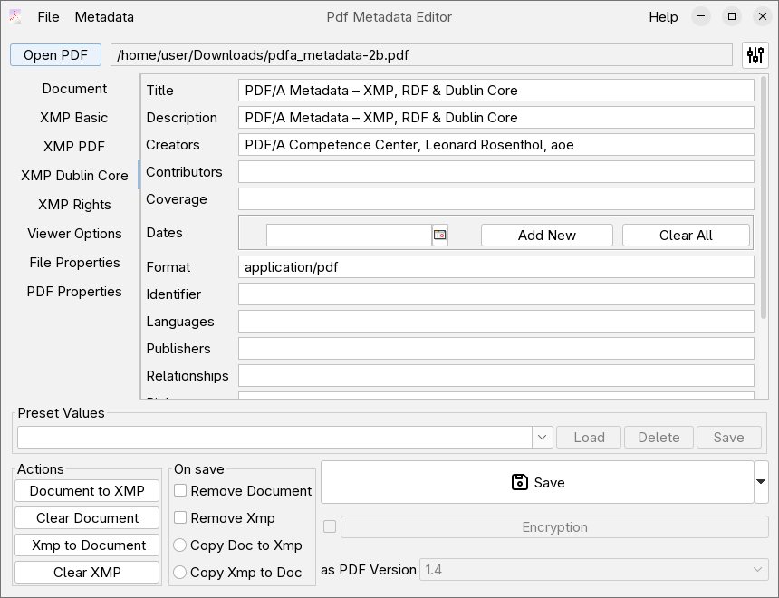 Pdf Medata Editor gallery image