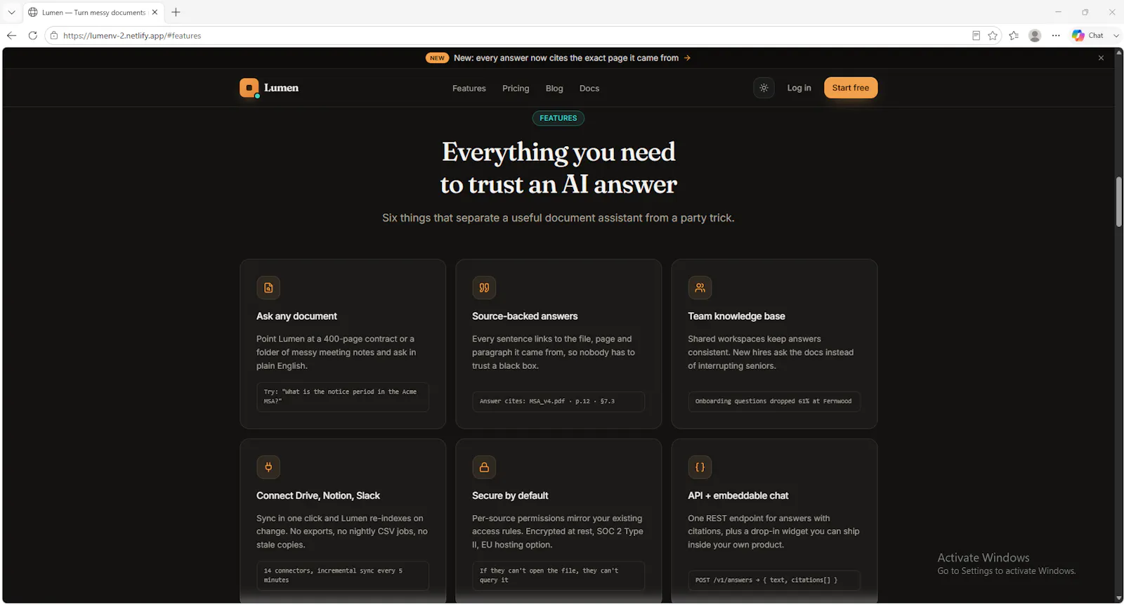 Lumen v2 screenshot 3