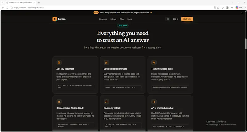 Lumen v2 screenshot 3