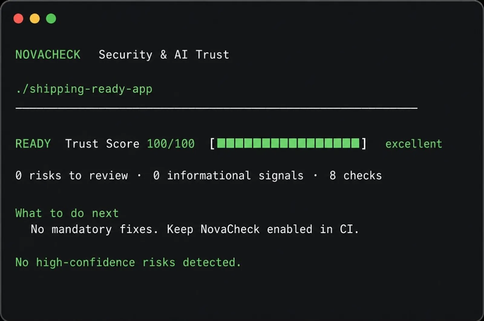 NovaCheck  screenshot 2