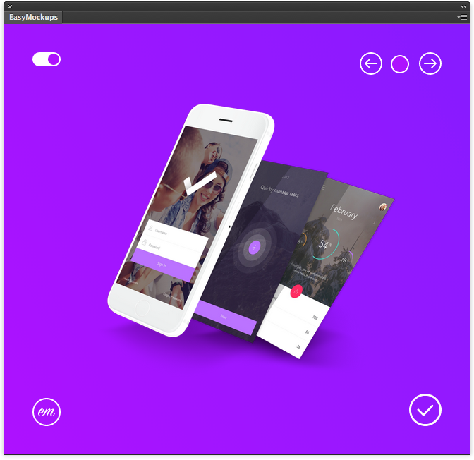 EasyMockups Photoshop Extension