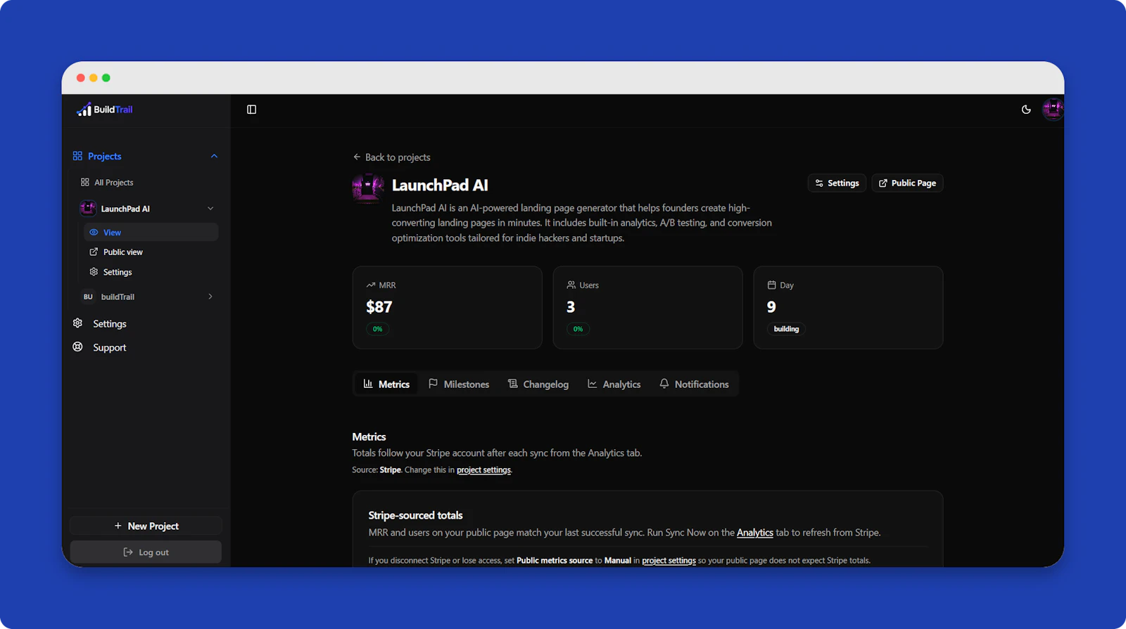 BuildTrail screenshot 4