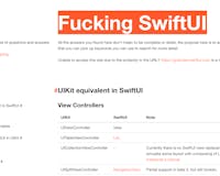 Fucking SwiftUI media 1