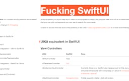 Fucking SwiftUI media 1