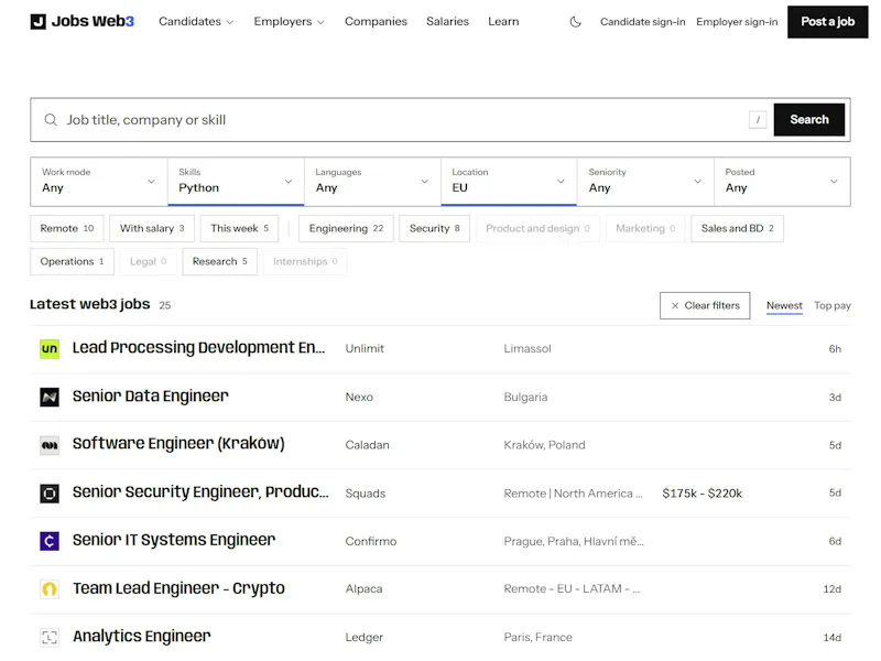 Jobs Web3 screenshot 10