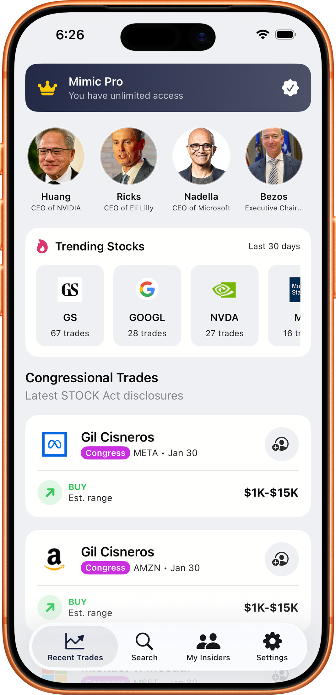 Mimic - Screenshot 2 showing product features and functionality