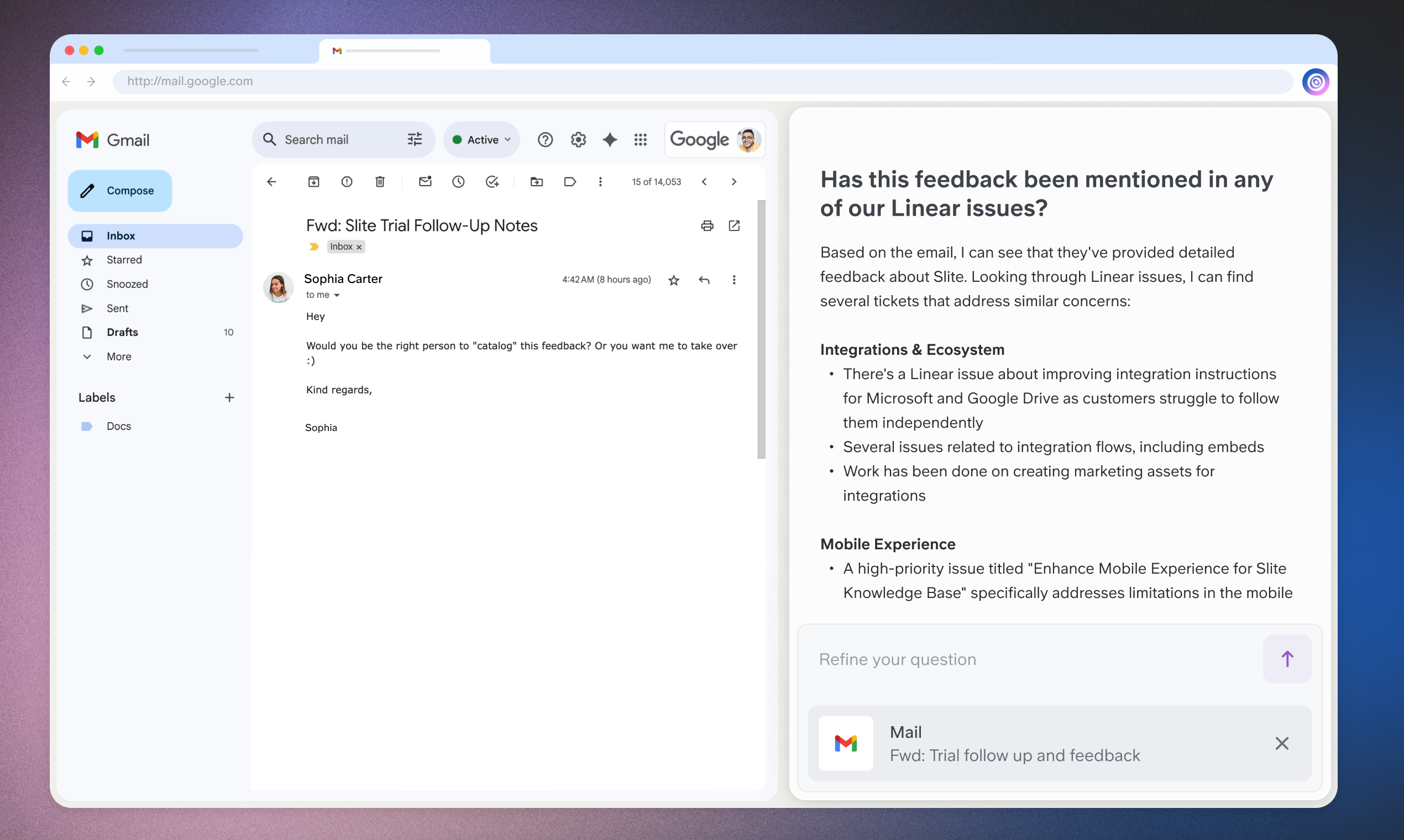 Web Companion by Super - Context-aware AI assistants in any web app media 3
