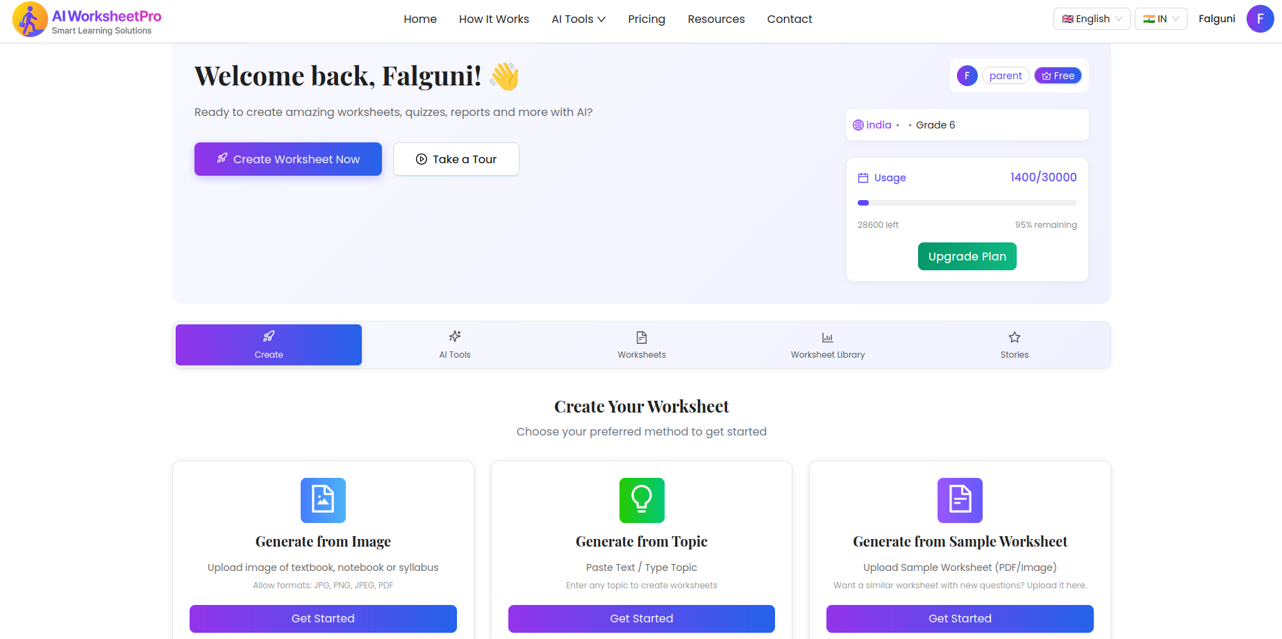 Média AIWorksheetPro - 22 outils d'étude AI - Feuilles de travail instantanées et outils d'étude pour les classes 1-10 7