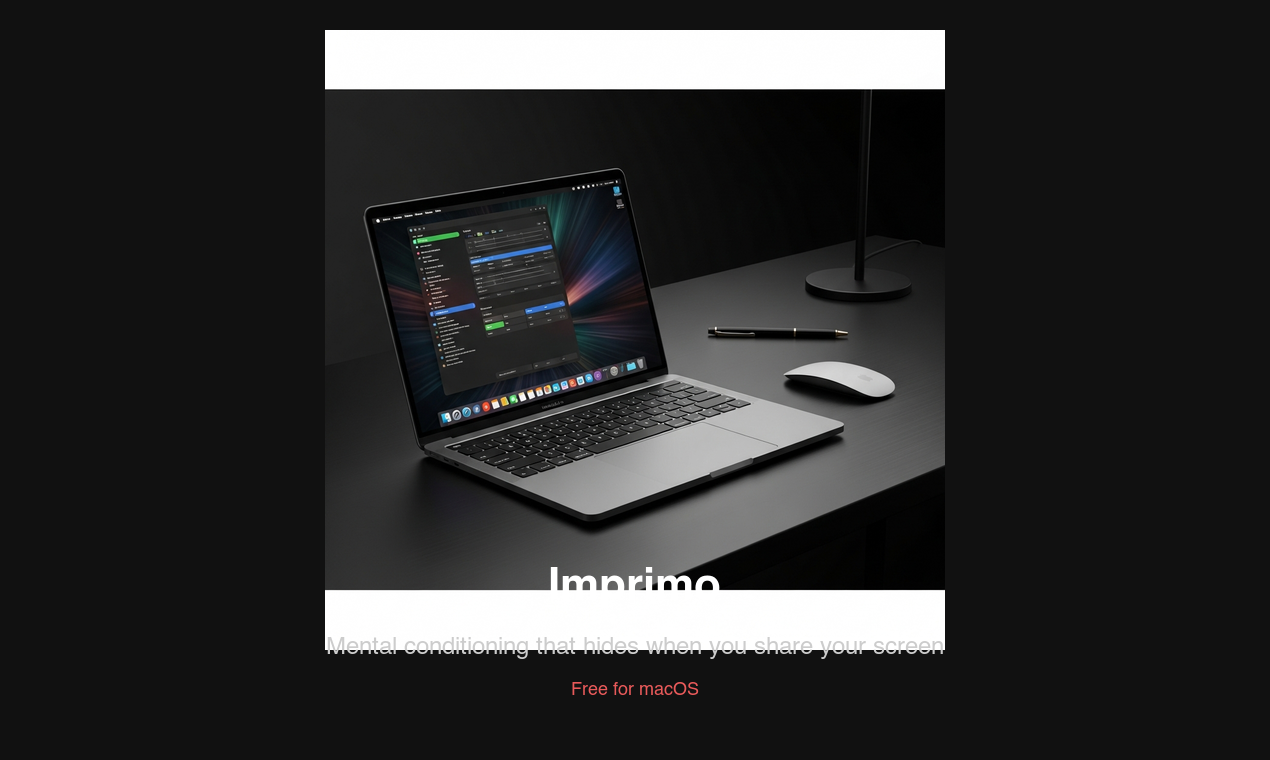 Imprimo - Main product screenshot demonstrating key features and user interface