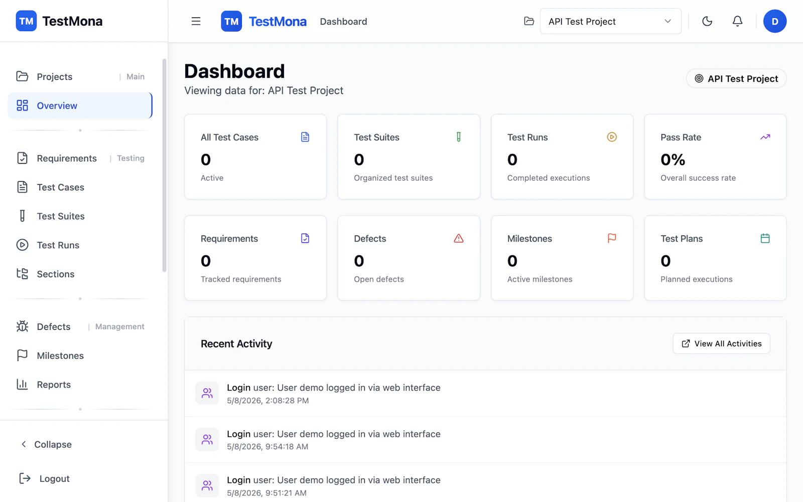 Testmona screenshot 1
