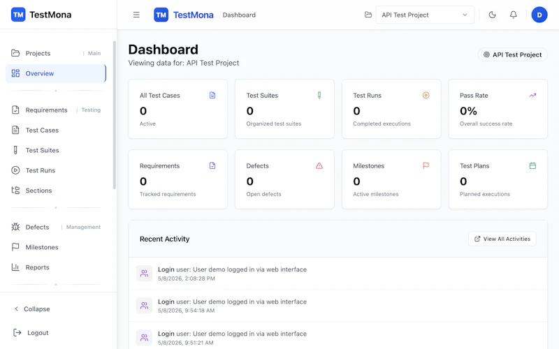Testmona screenshot 1