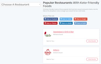 KetoFoodist: Keto Food search engine gallery image