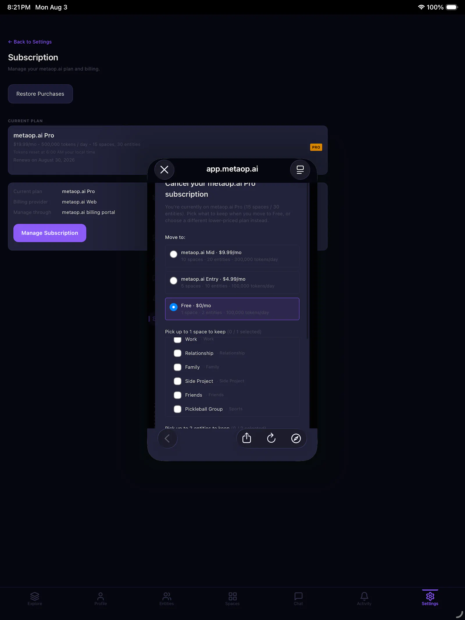 MetaOpAI screenshot 96