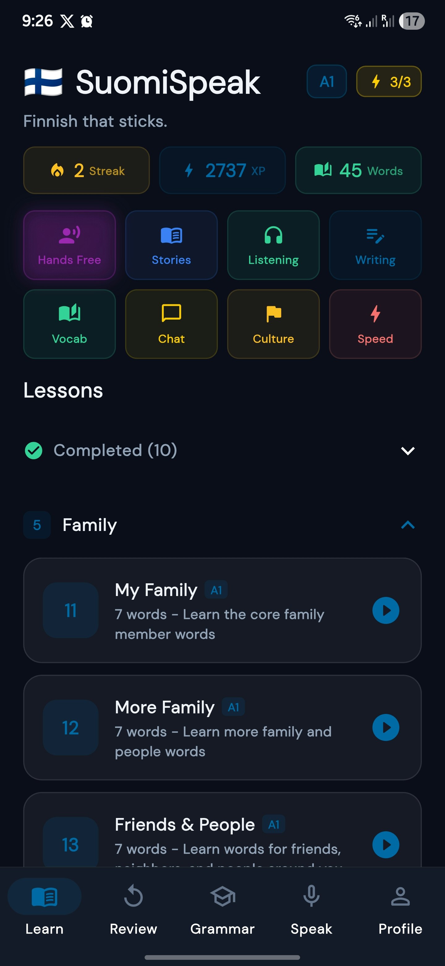 SuomiSpeak - Learn Finnish