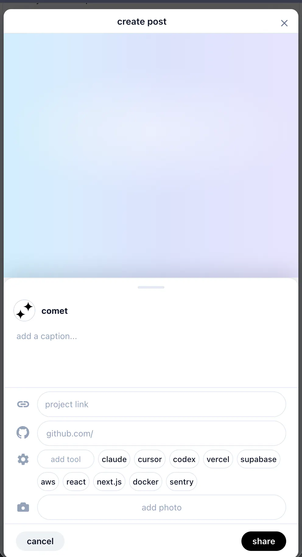 Comet gallery image