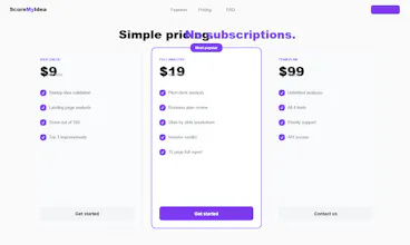 ScoreMyIdea gallery image