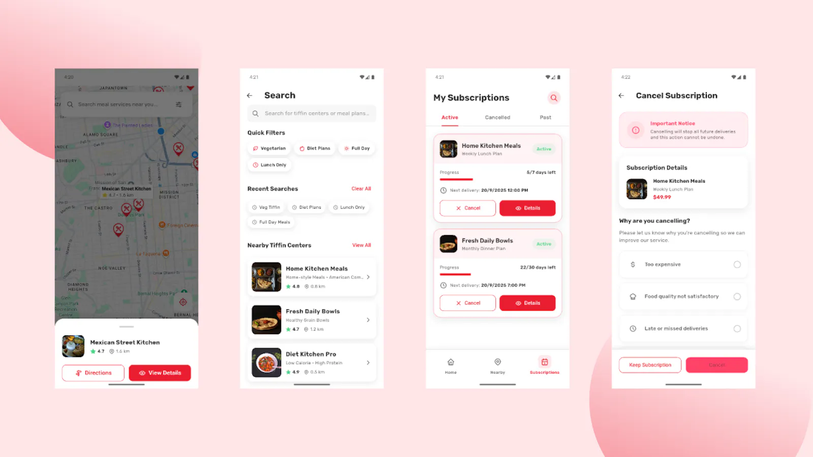 Eativo: Flutter Meal App UI Kit screenshot 3