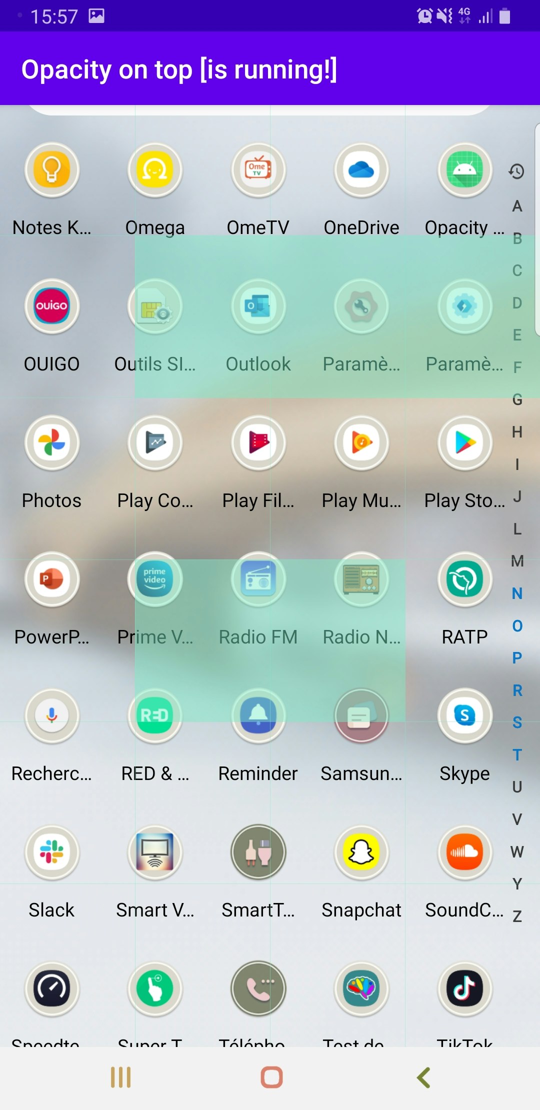 OpacityOnTop for Android developers gallery image