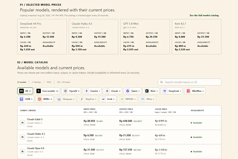 EidosStack AI Gateway screenshot 1