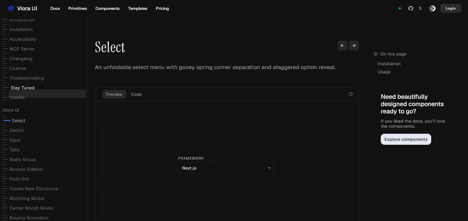 Viora UI screenshot 3