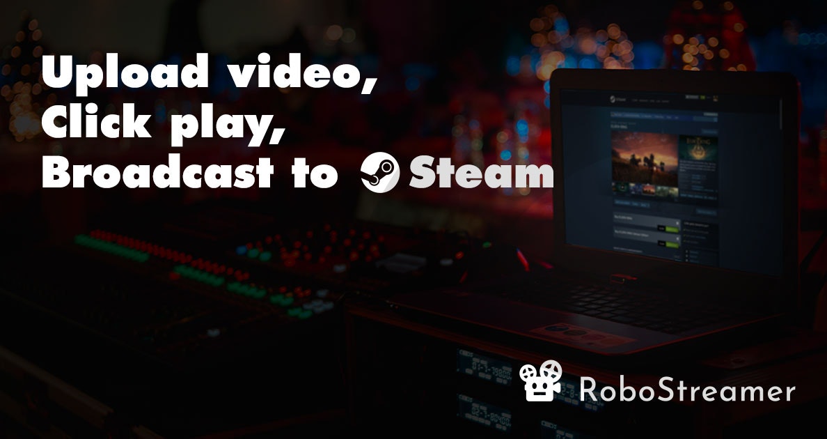 Robostroser - Transmitir videos pregrabados para vapor con facilidad media 1