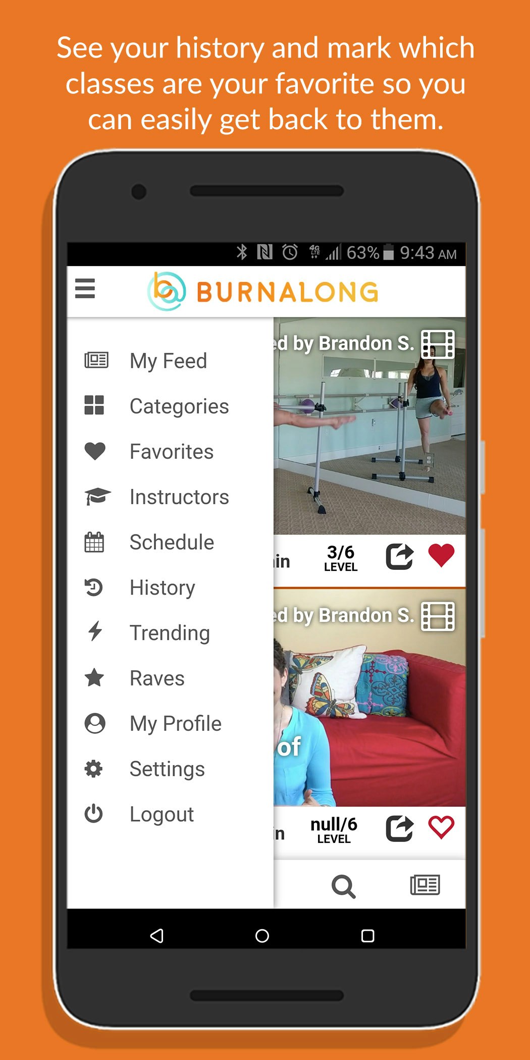 BurnAlong for Android gallery image