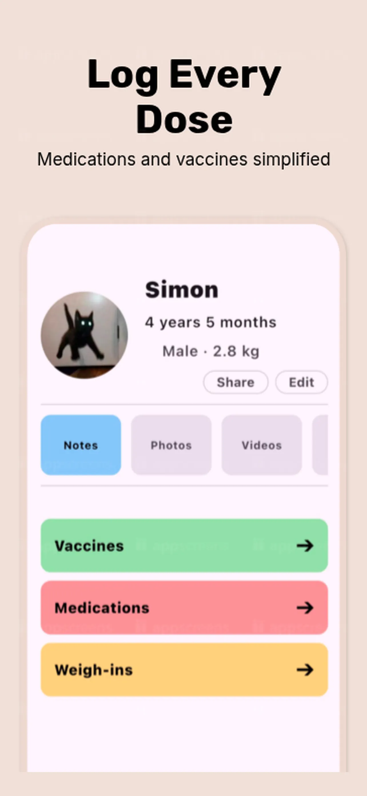 Catitos: Cat Health Tracker gallery image