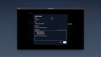 Jam SQL Studio gallery image