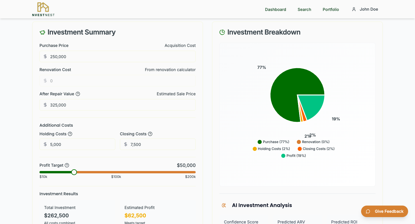 Média Nid nul - Trouvez la propriété d'investissement parfaite en utilisant l'IA 3