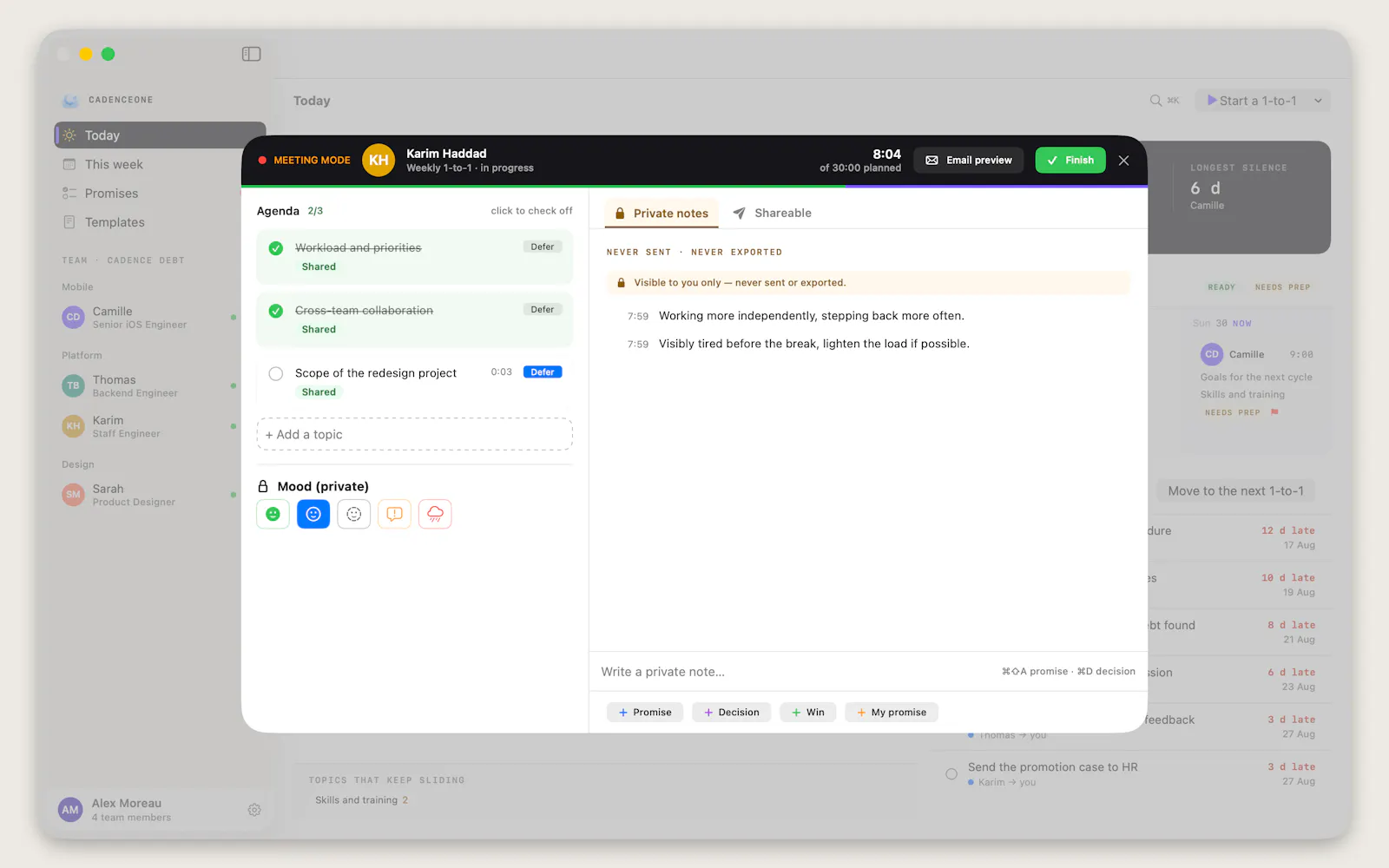 CadenceOne screenshot 2