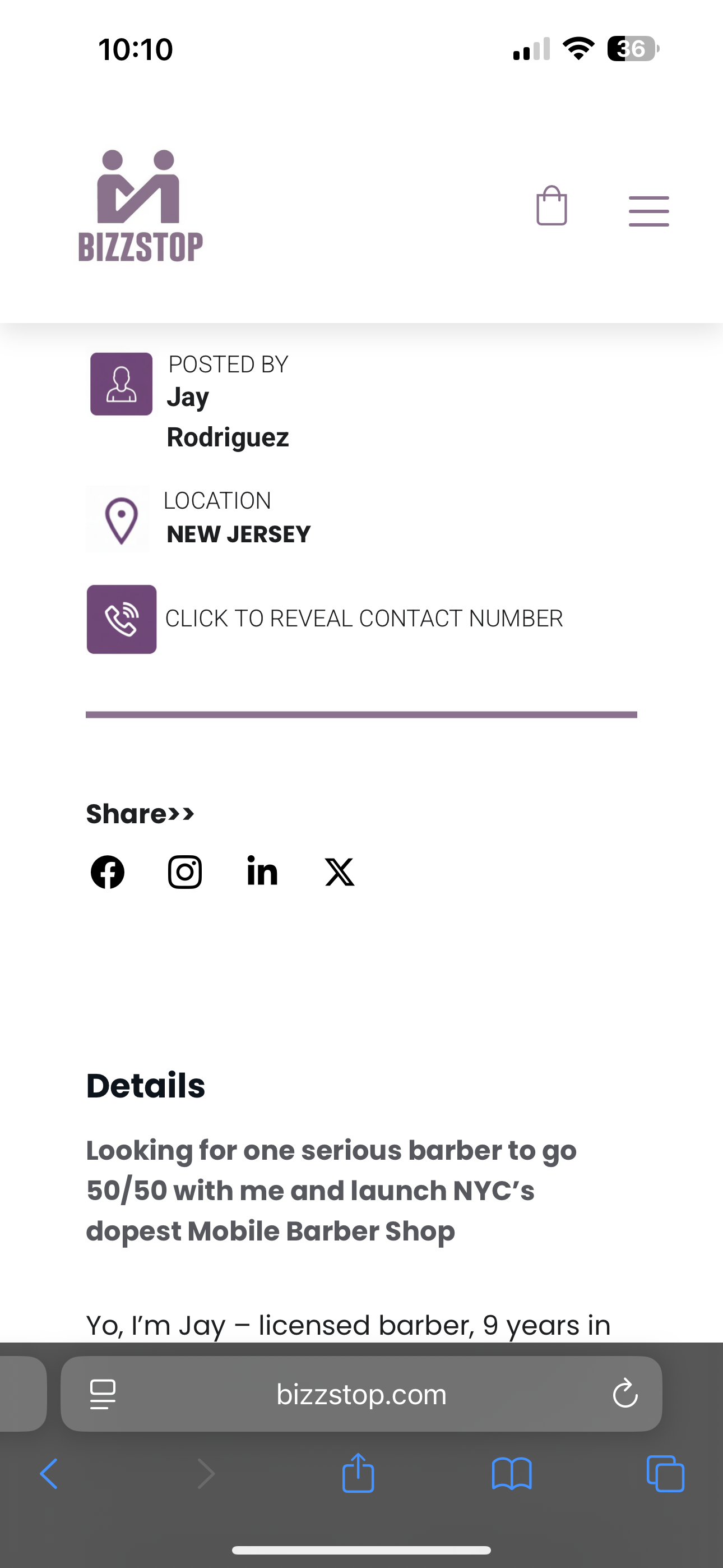 BizzStop - Screenshot 4 showing product features and functionality
