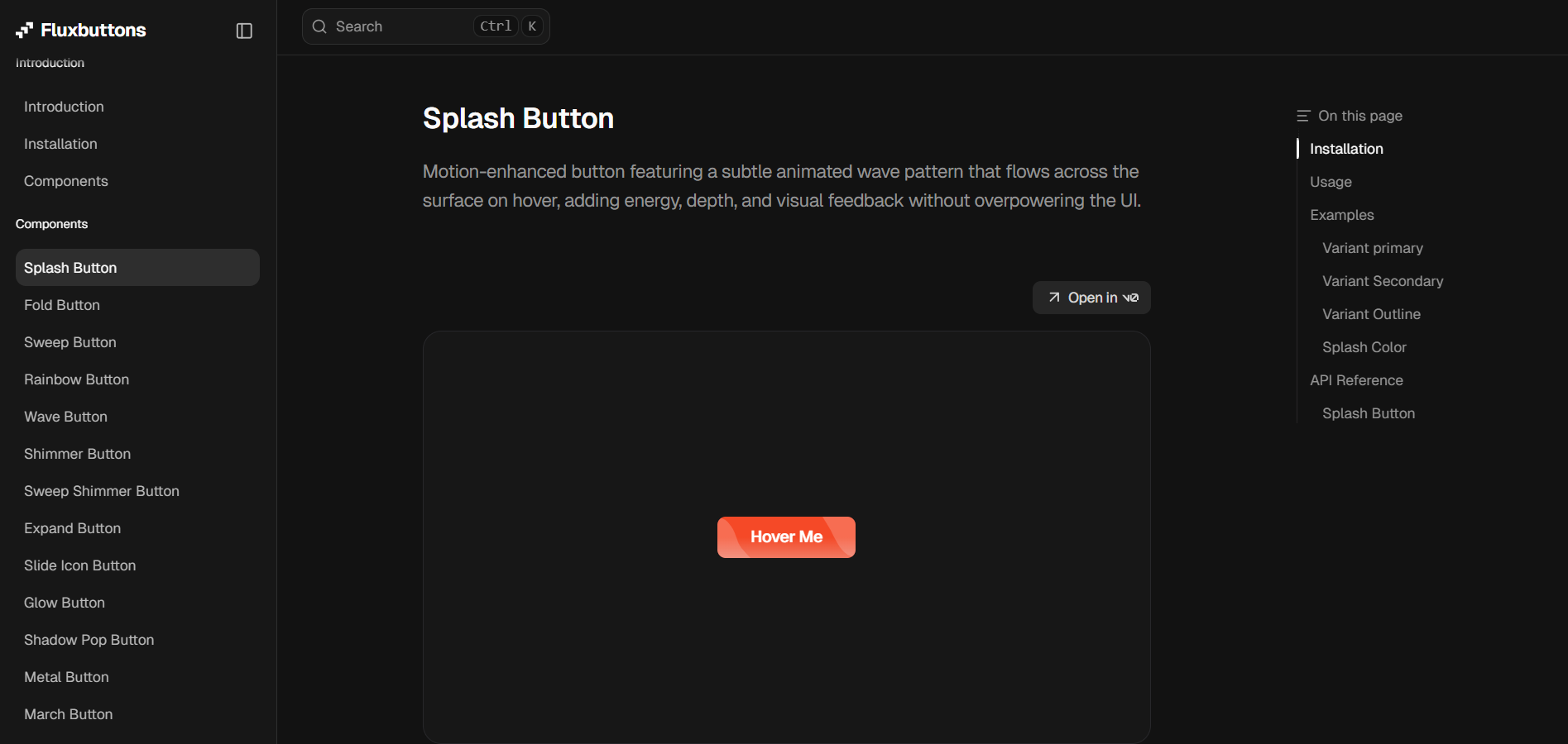 Fluxbuttons gallery image