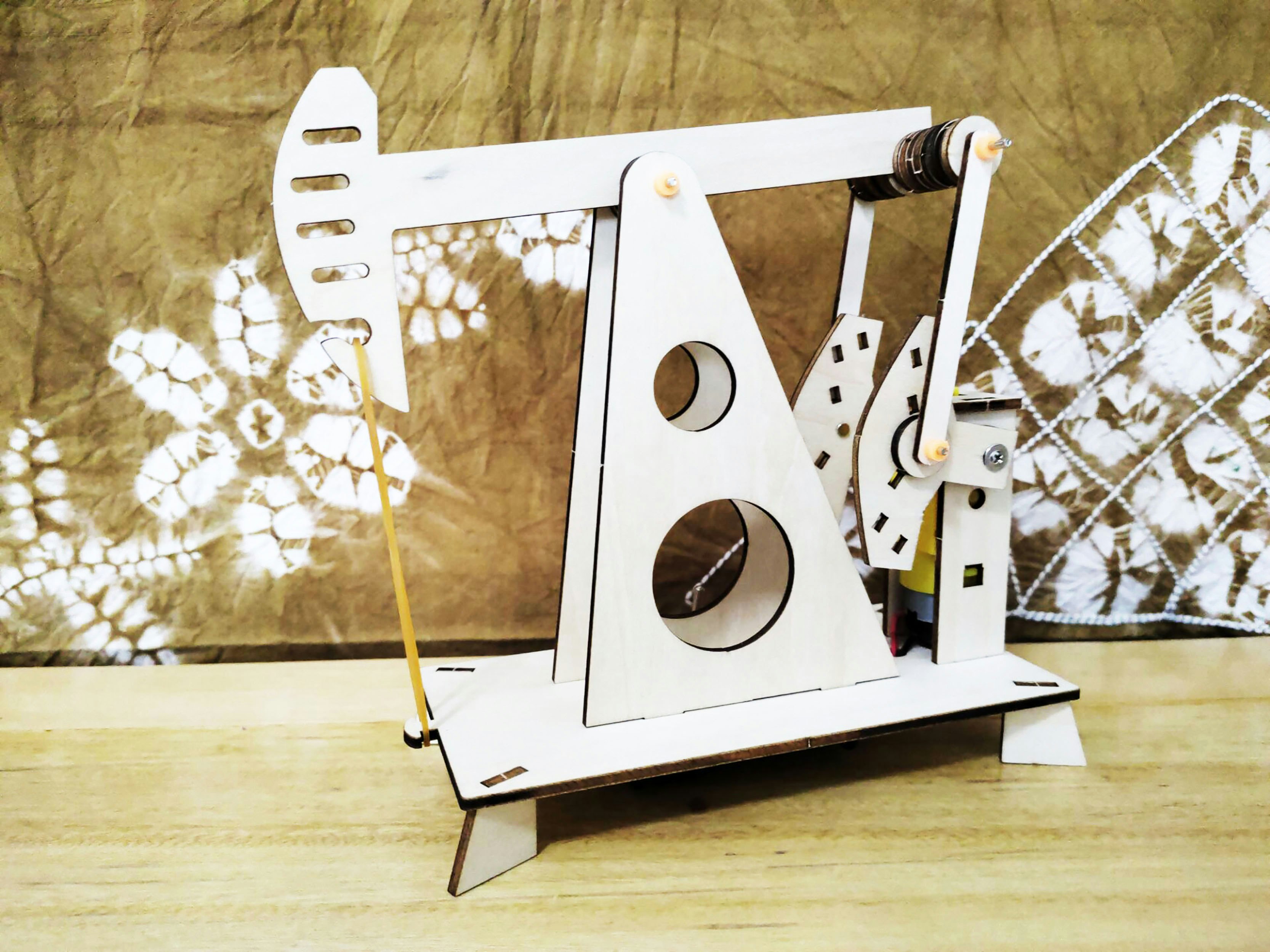 Electric Wooden Pump Jack Model gallery image