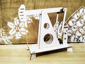 Electric Wooden Pump Jack Model gallery image