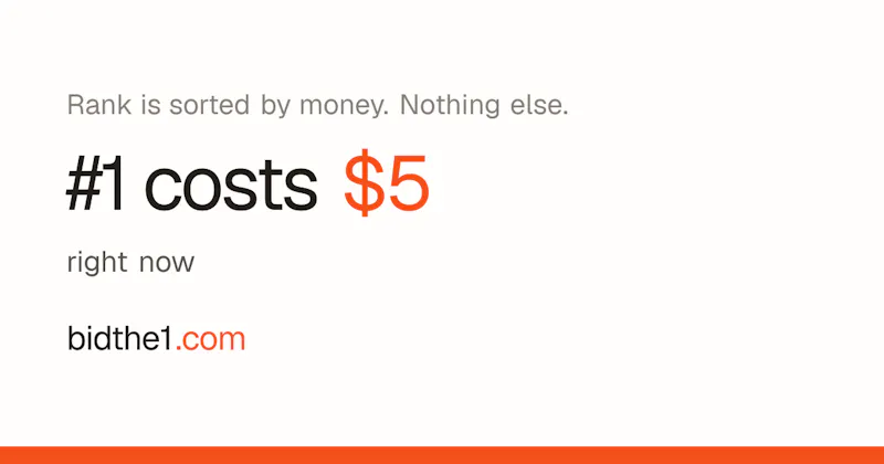 bidthe1.com screenshot 2