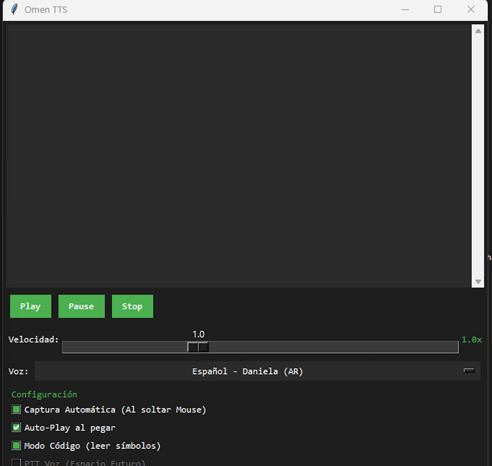 Omen Intant TTS for Windows 10 y 11  screenshot 1