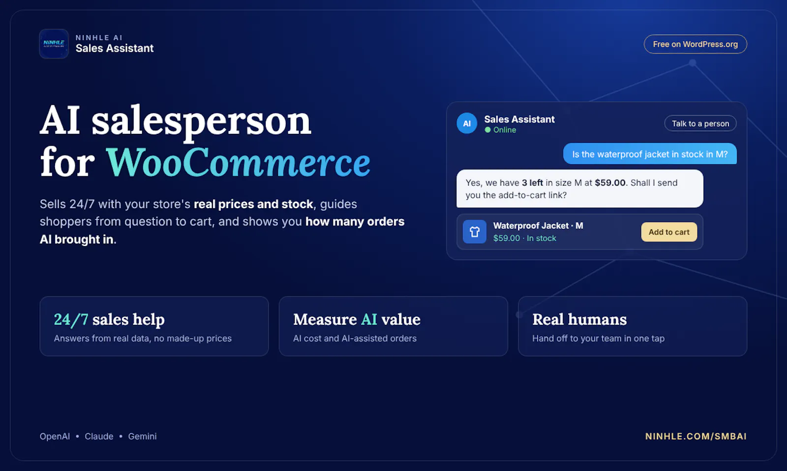 Ninhle AI Sales Assistant screenshot 2
