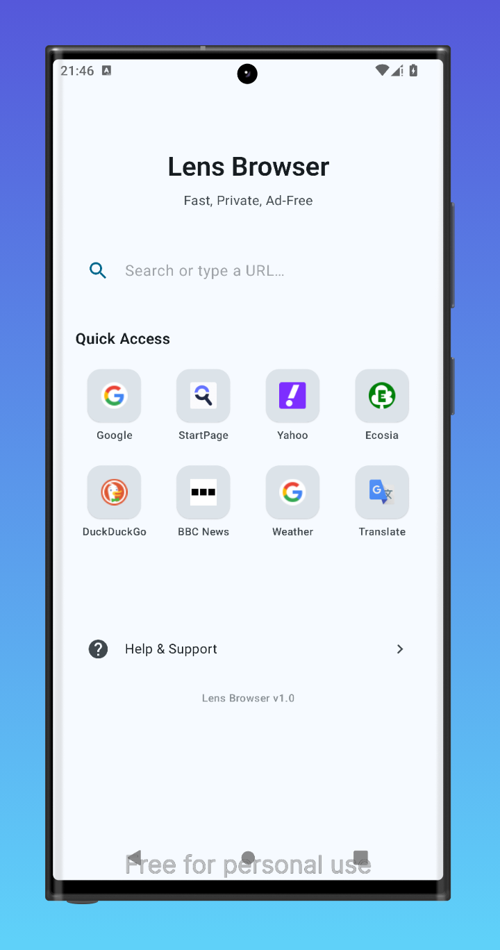 Lens Browser - Screenshot 3 showing product features and functionality
