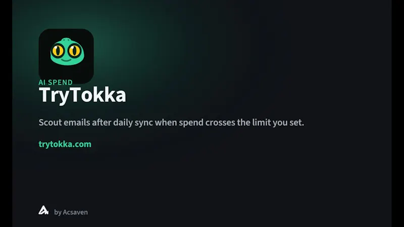 TryTokka screenshot 1 (video preview)
