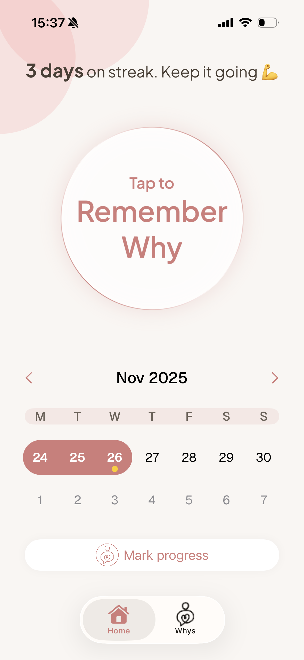 Remember Why - Main product screenshot demonstrating key features and user interface