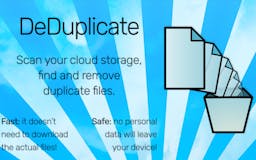 DeDuplicate - Cloud Cleaner media 1