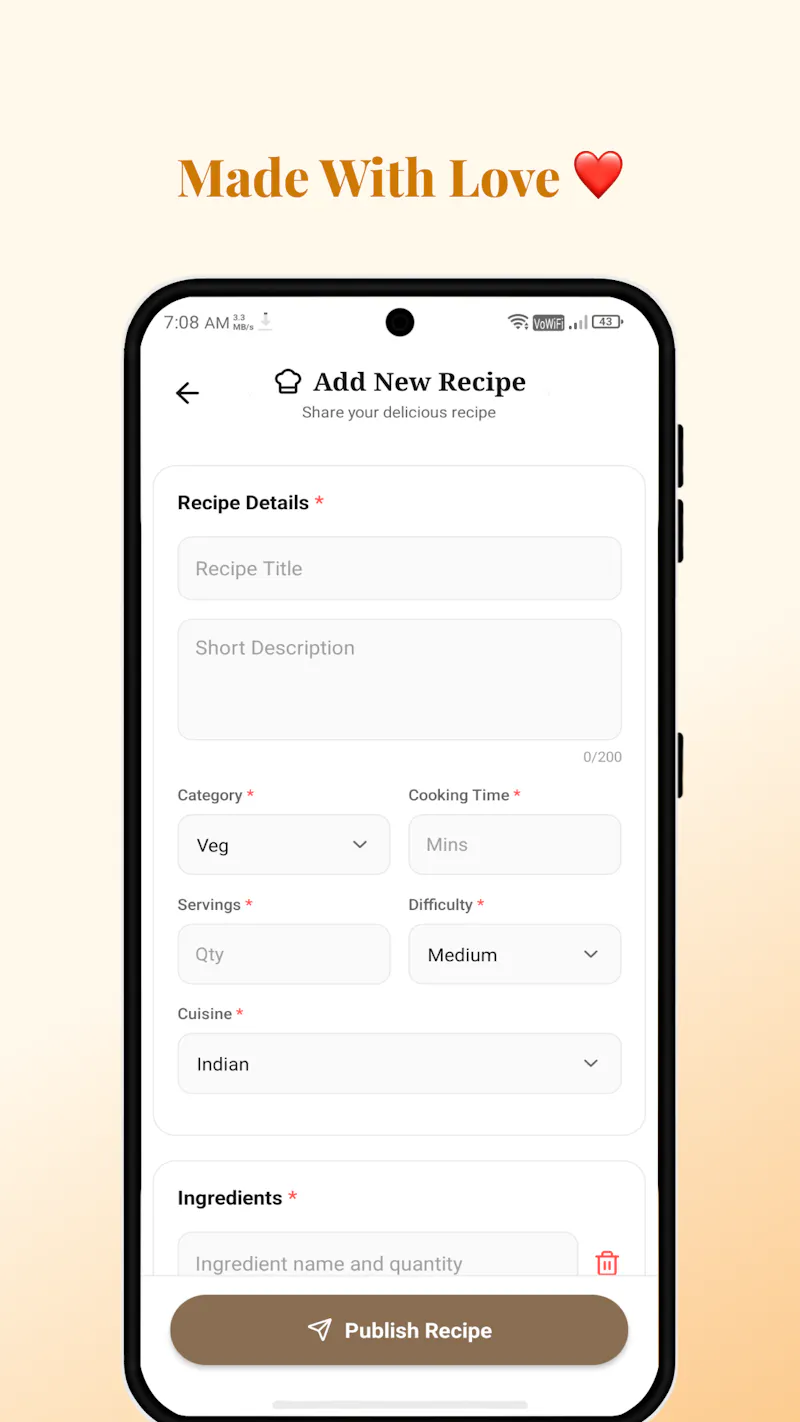 Cook Crafter: Recipe Community screenshot 7