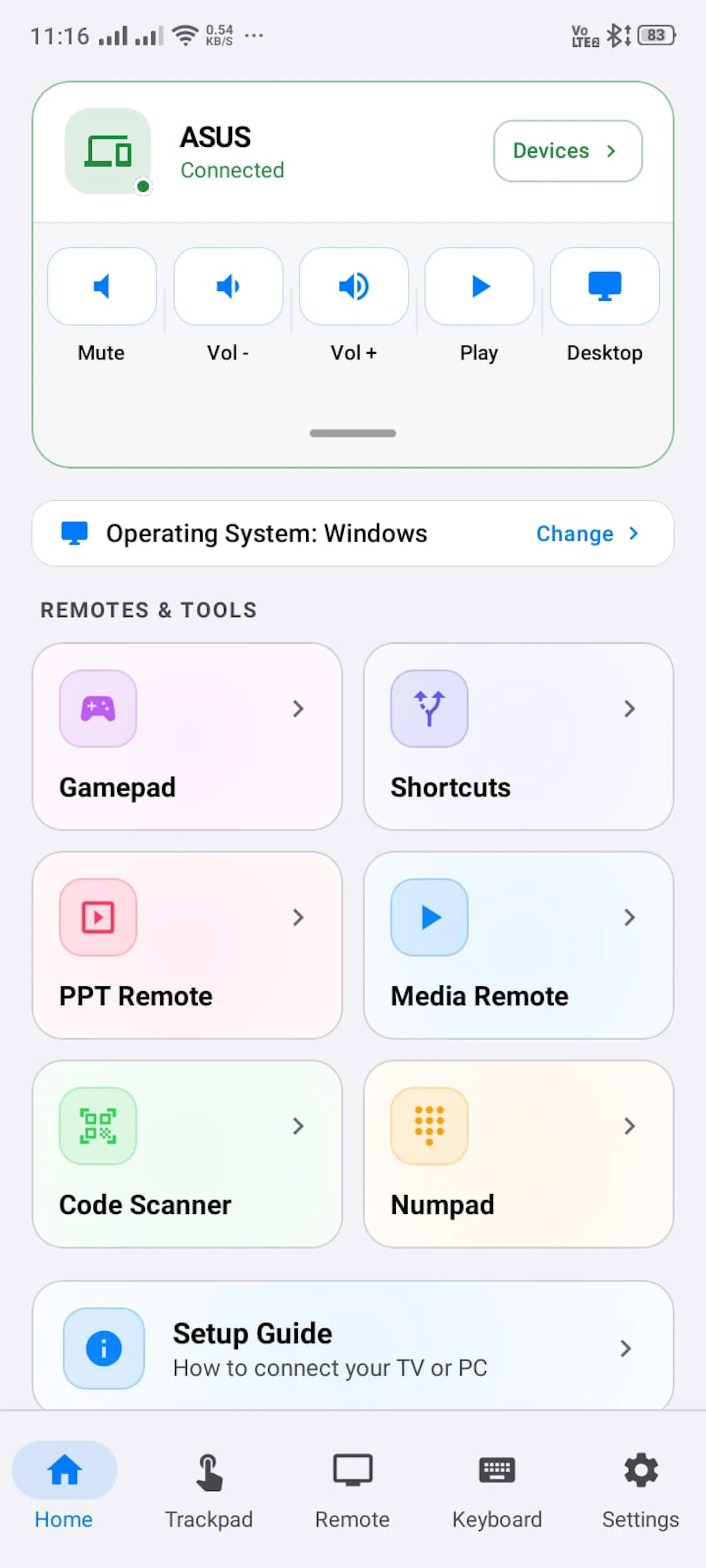 PC Bluetooth Keyboard & Mouse screenshot 1