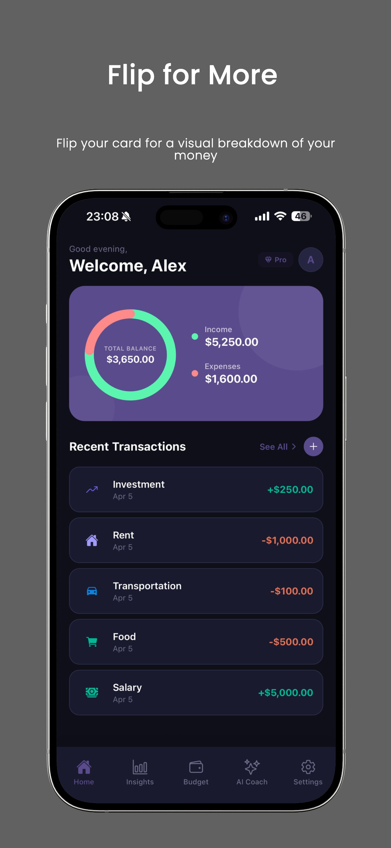 Nudge: AI Finance Tracker gallery image