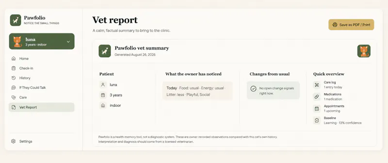 Pawfolio screenshot 4