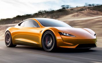 New Tesla Roadster in Colors gallery image