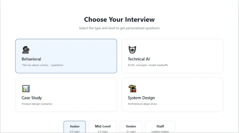 AI PM Interview Copilot screenshot 4