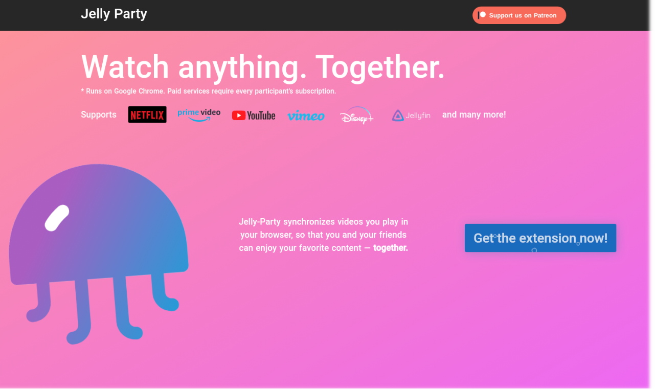 Chrome Extension Watch Netflix Together Netflix Online Watch Party