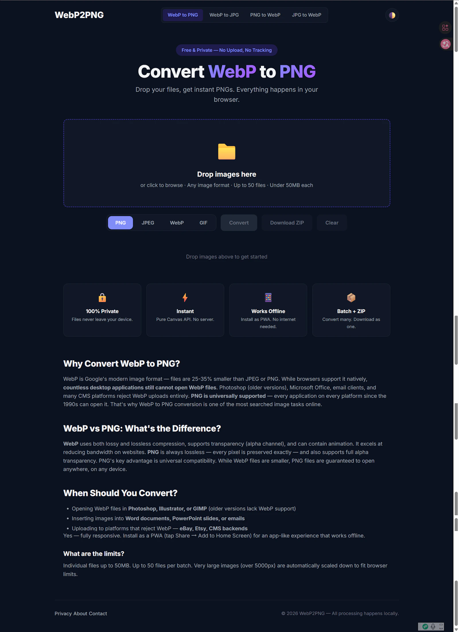 WebP2PNG screenshot 3